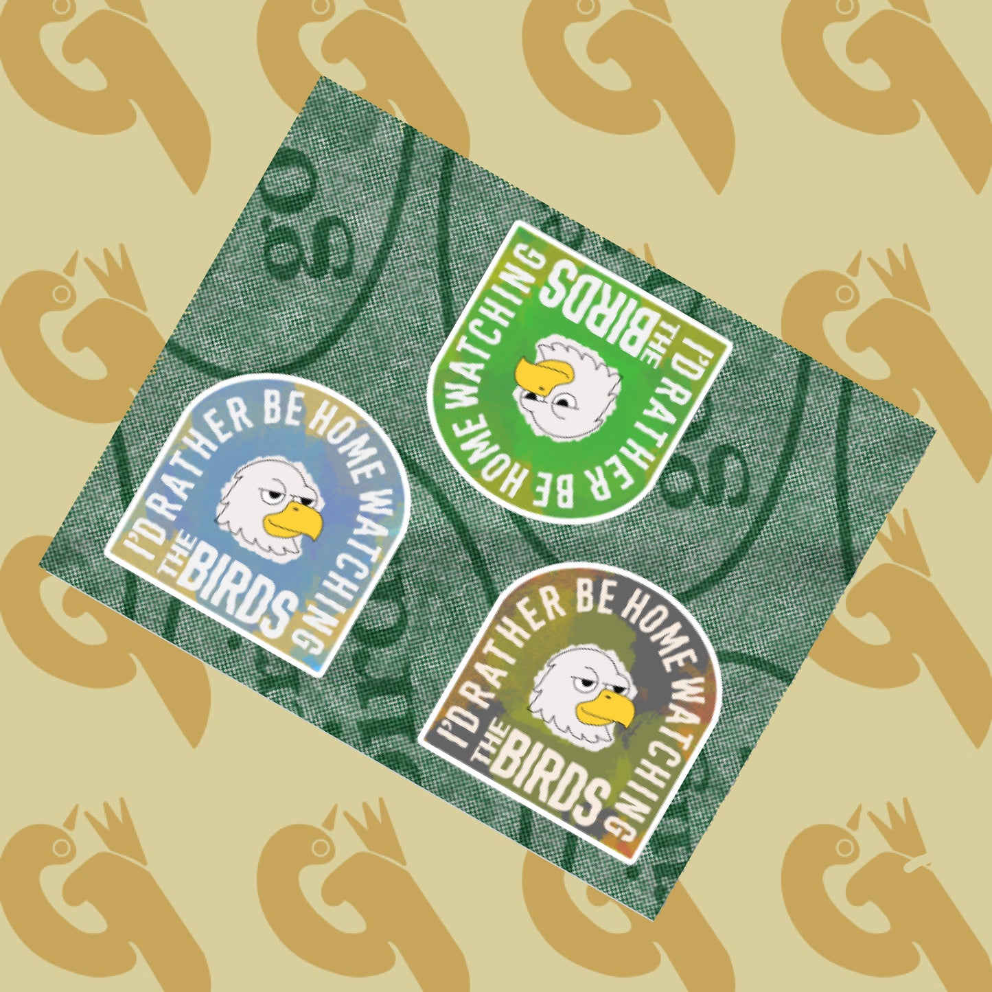 Watching The Birds Sticker Sheet