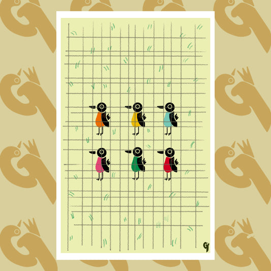 Free Range Art Print